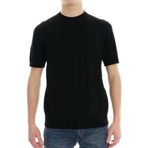 T-SHIRT IN MAGLIA NERO